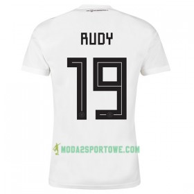 Koszulka Niemcy Rudy 19 Mistrzostwa Świata 2018 Domowe Stroje Piłkarskie